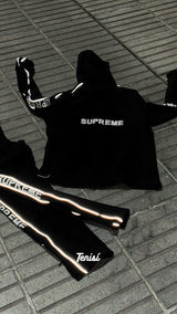 Supreme Reflective Zip Up Hooded Sweatshirt y Sweatpant vista 7