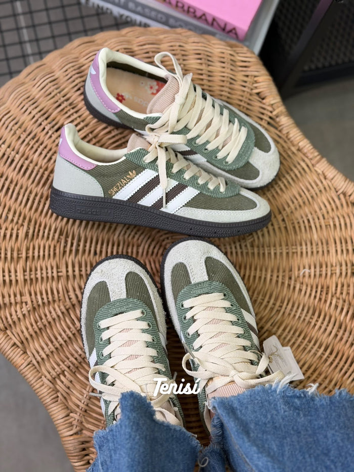 adidas Handball Spezial “Verde Oliva” look 1