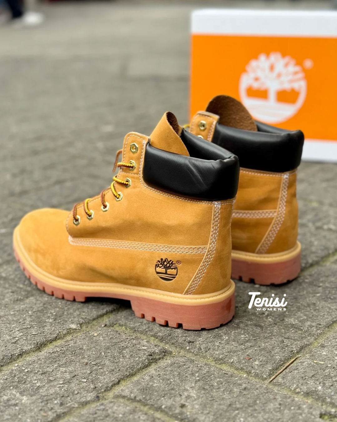 detalle de la suela antideslizante de las botas Timberland Premium